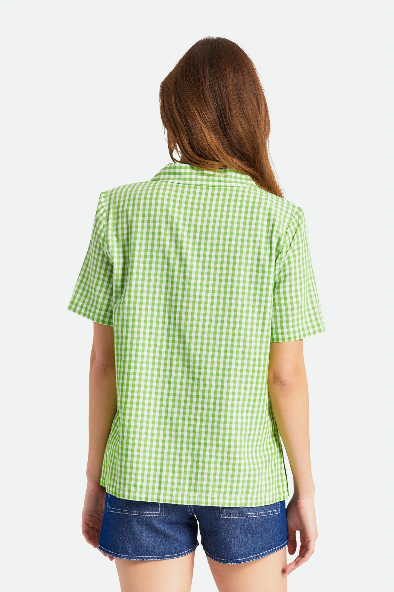 Bunker Gingham Boyfriend Shirt - sonnengrün - Dotty&Dan
